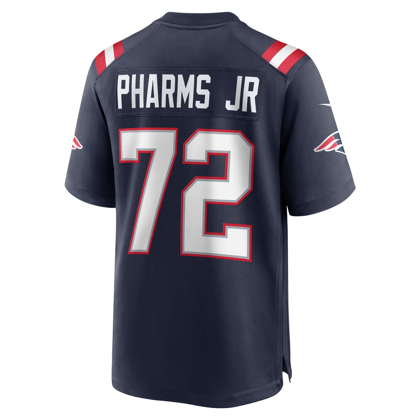 Jeremiah Pharms Jr. New England Patriots Game Player Jersey - Navy