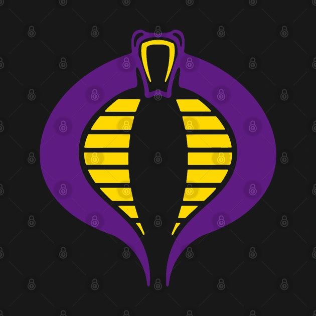 Purple And Gold Cobra Hoodie