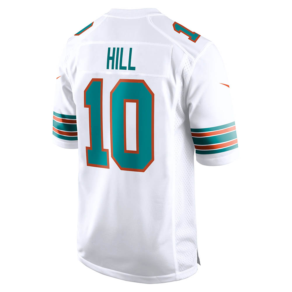 Men's Miami Dolphins Tyreek Hill Alternate Game Jersey White