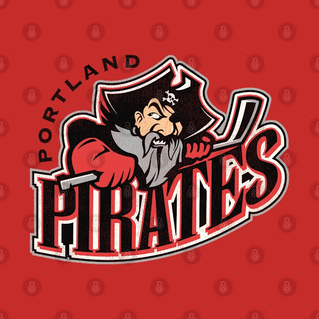 Defunct Portland Pirates Hockey Team Hoodie