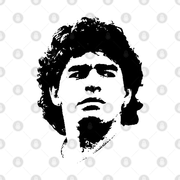 Diego Maradona Pop Art Portrait T-Shirt