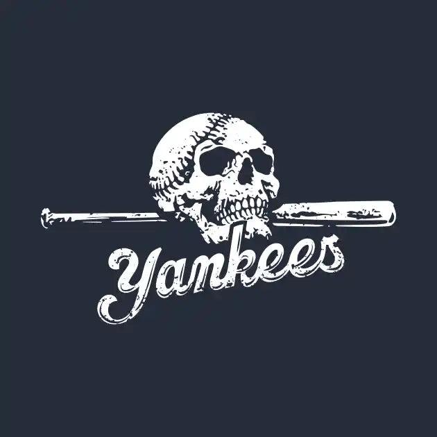Yankees Skull On Bat Hoodie