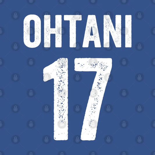 Ohtani 17 - White Font T-Shirt
