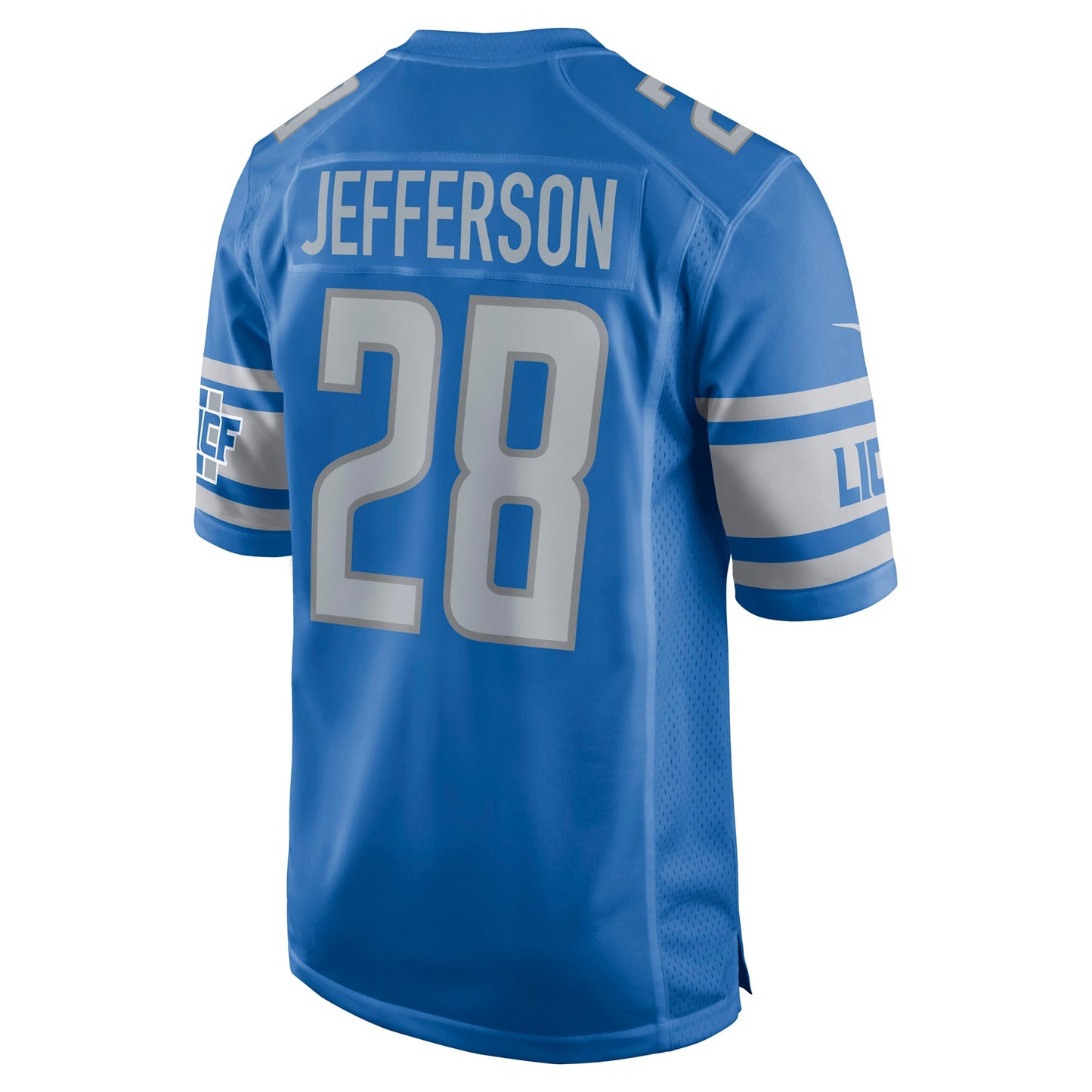 Jermar Jefferson Detroit Lions Game Jersey - Blue