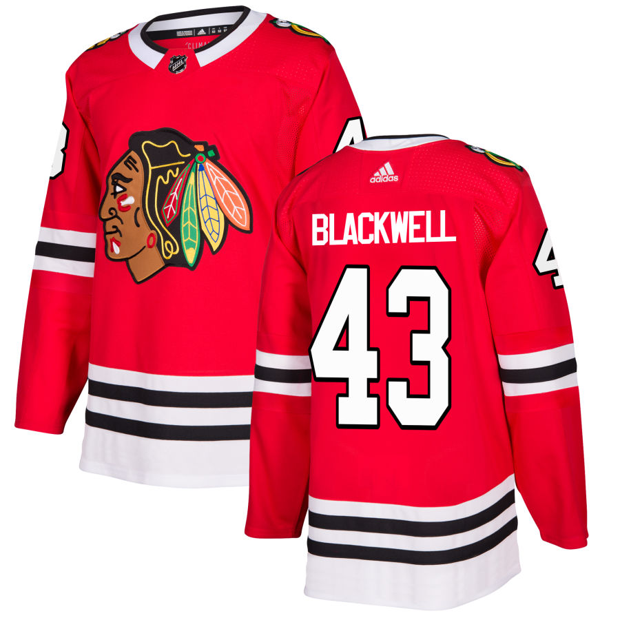 Colin Blackwell Chicago Blackhawks Authentic Jersey - Red