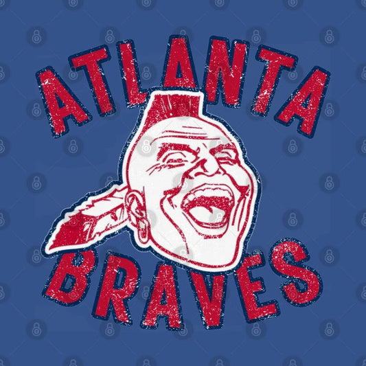 Vintage Style Atlanta Braves Hoodie