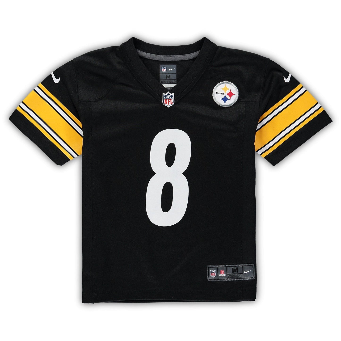 Preschool Kenny Pickett Black Pittsburgh Steelers Game Jersey
