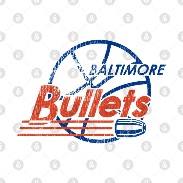 Defunct Baltimore Bullets Basketball Team T-Shirt