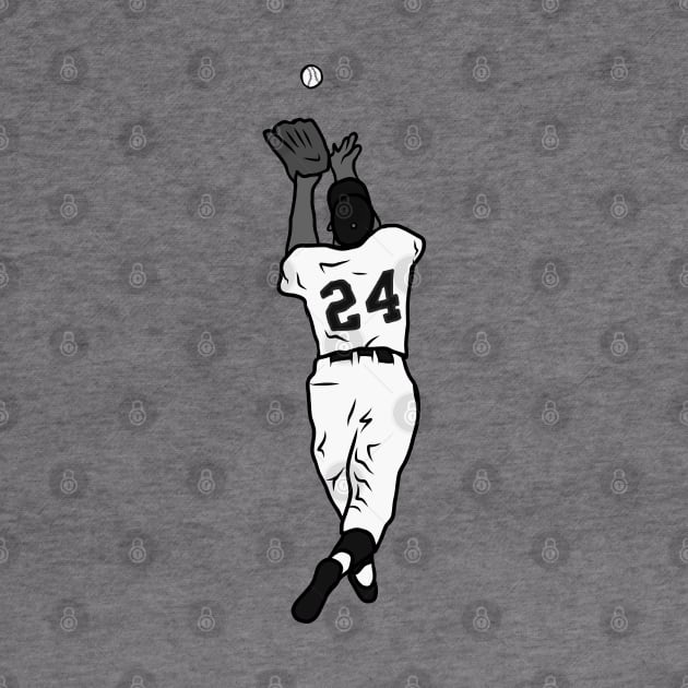 Willie Mays 'The Catch' (Black And White) Hoodie
