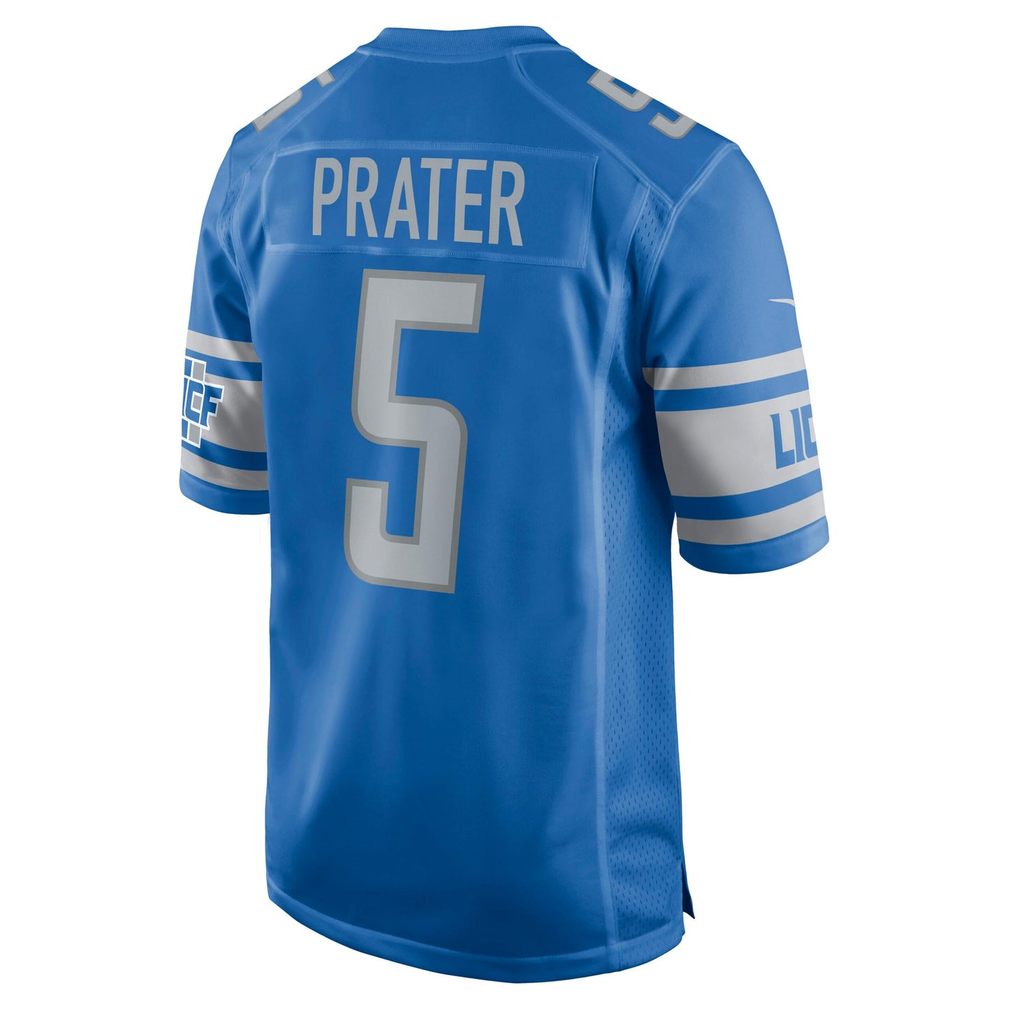 Matt Prater Detroit Lions Game Jersey - Blue