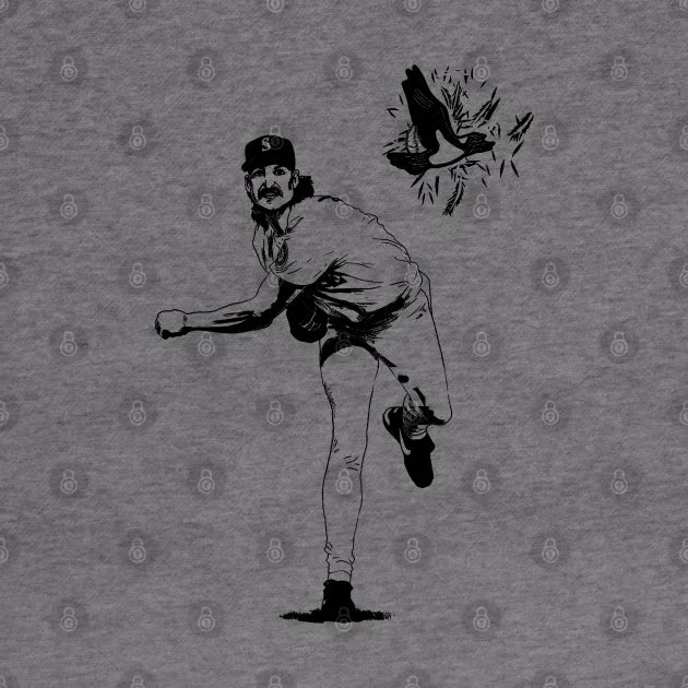 Randy Johnson Hits The Bird Retro Hoodie