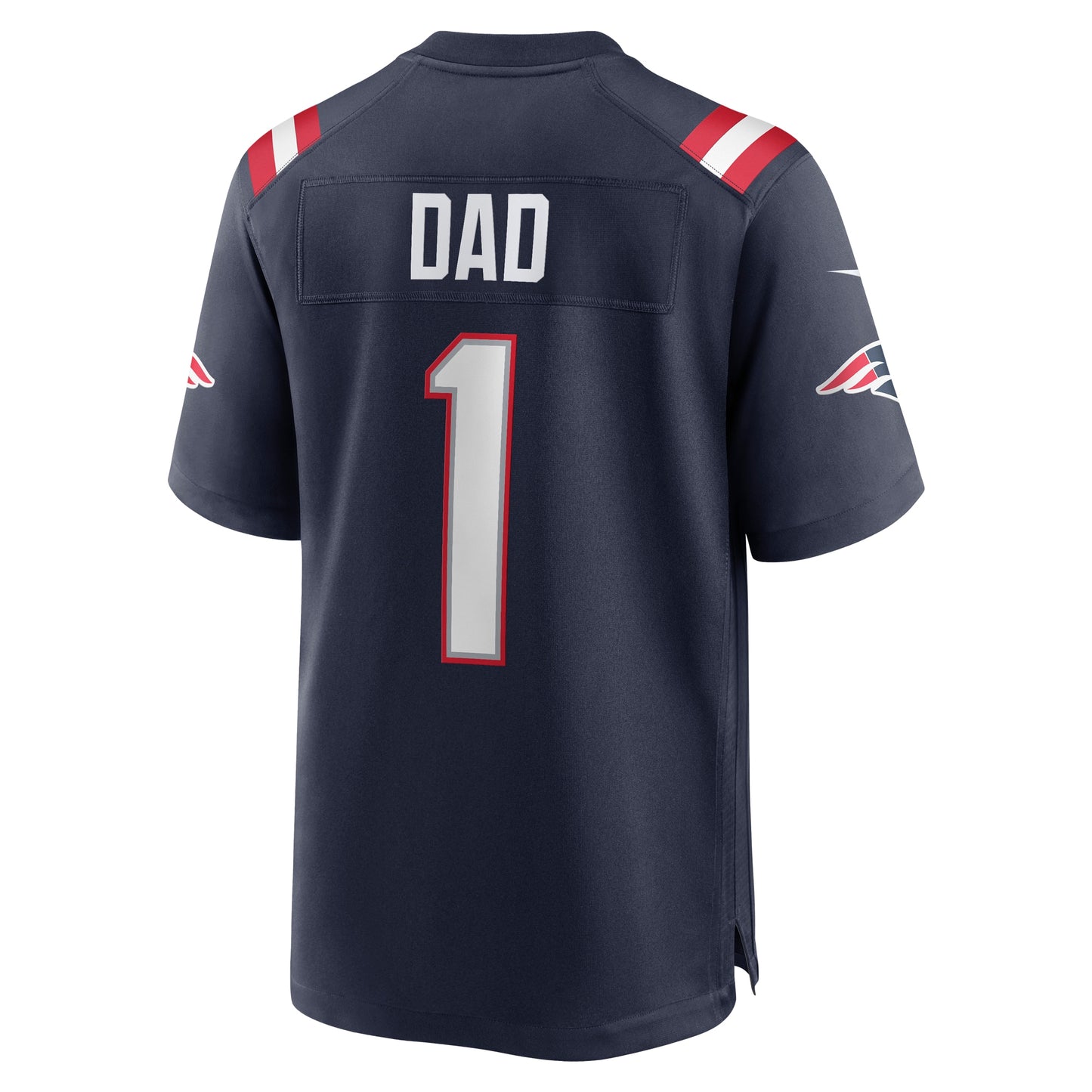 Number 1 Dad New England Patriots Game Jersey - Navy