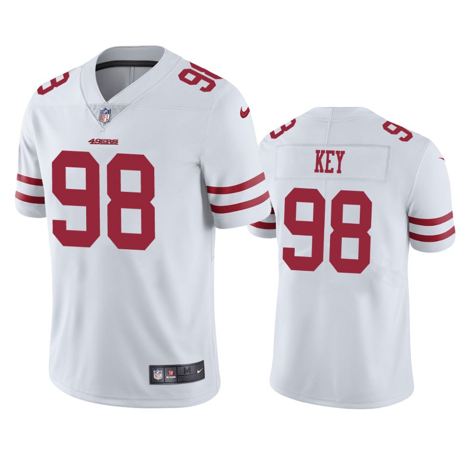 49ers Arden Key Vapor Limited White Jersey