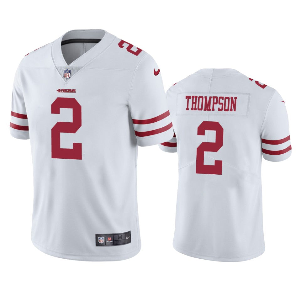 49ers Chris Thompson Vapor Untouchable Limited White Jersey