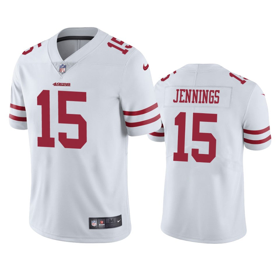 49ers Jauan Jennings Vapor Limited White Jersey
