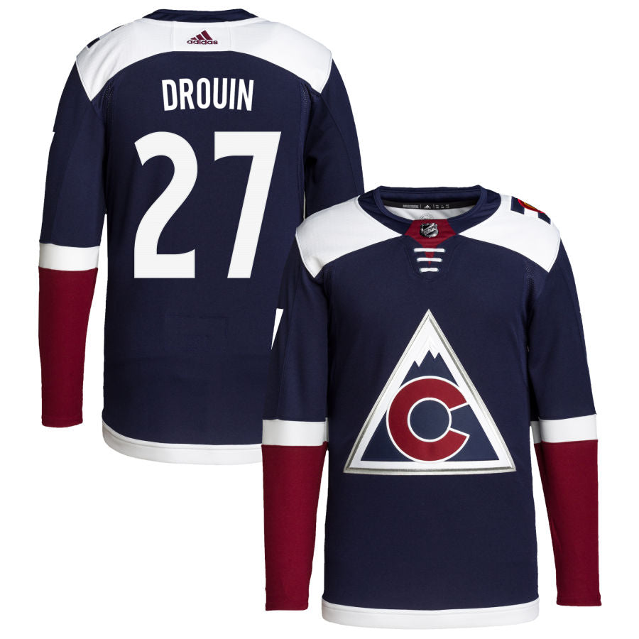 Jonathan Drouin Colorado Avalanche 2018/19 Alternate Primegreen Authentic Pro Jersey - Navy