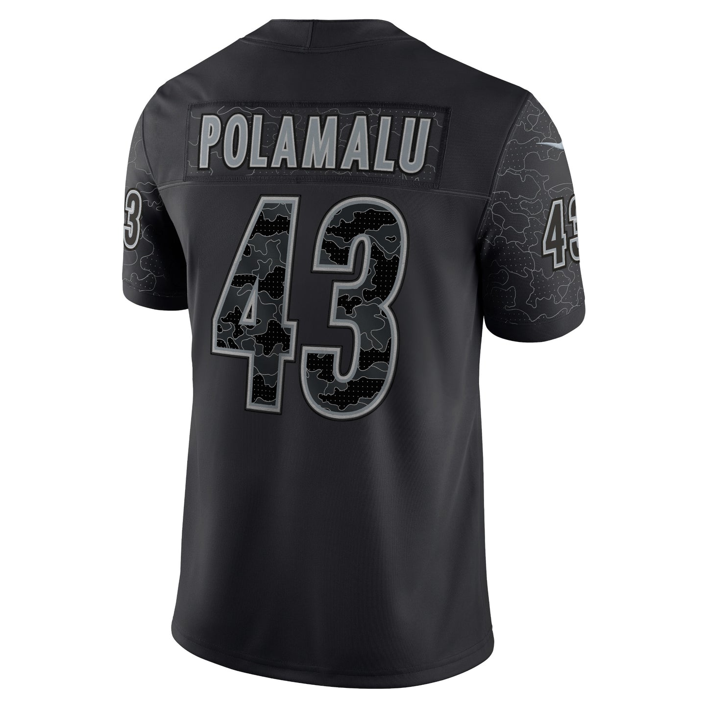 Troy Polamalu Pittsburgh Steelers Retired Player RFLCTV Limited Jersey - Black
