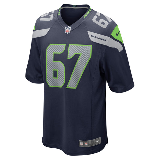 Charles Cross Seattle Seahawks Player Game Jersey - Navy