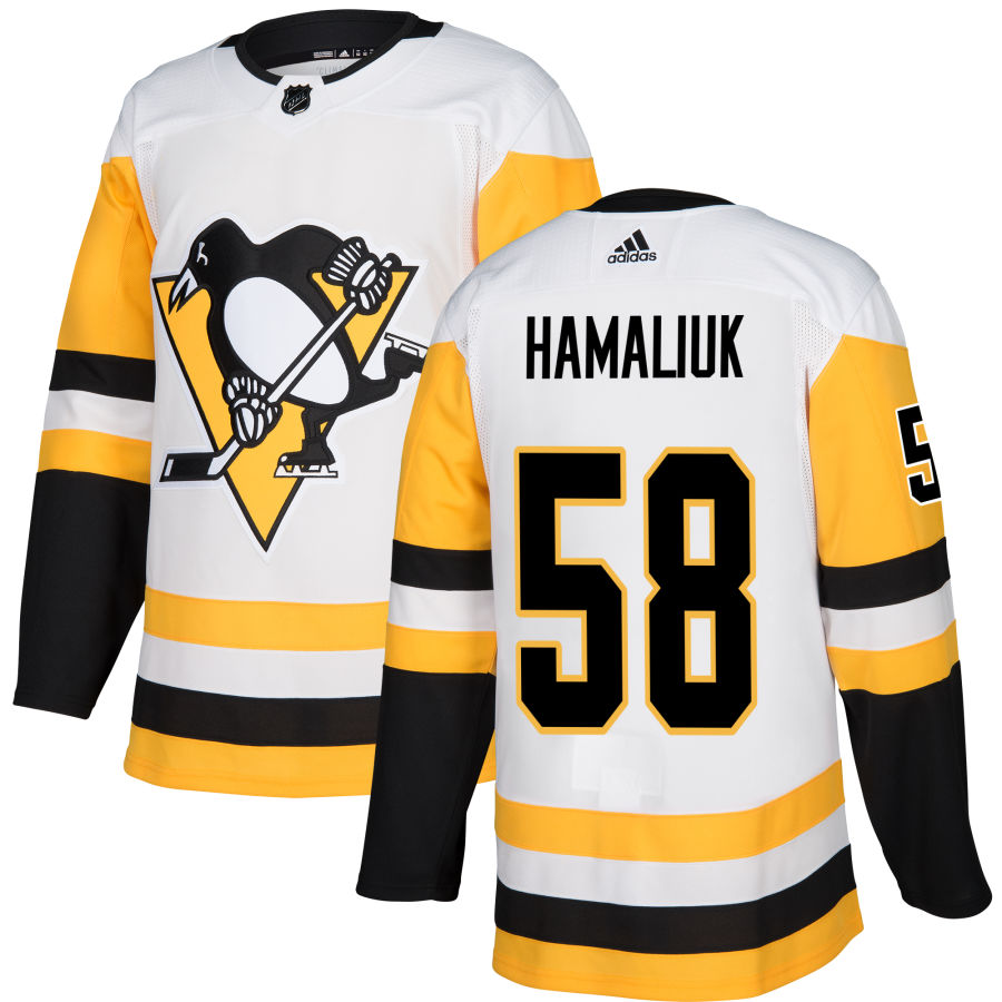 Dillon Hamaliuk Pittsburgh Penguins Authentic Jersey - White