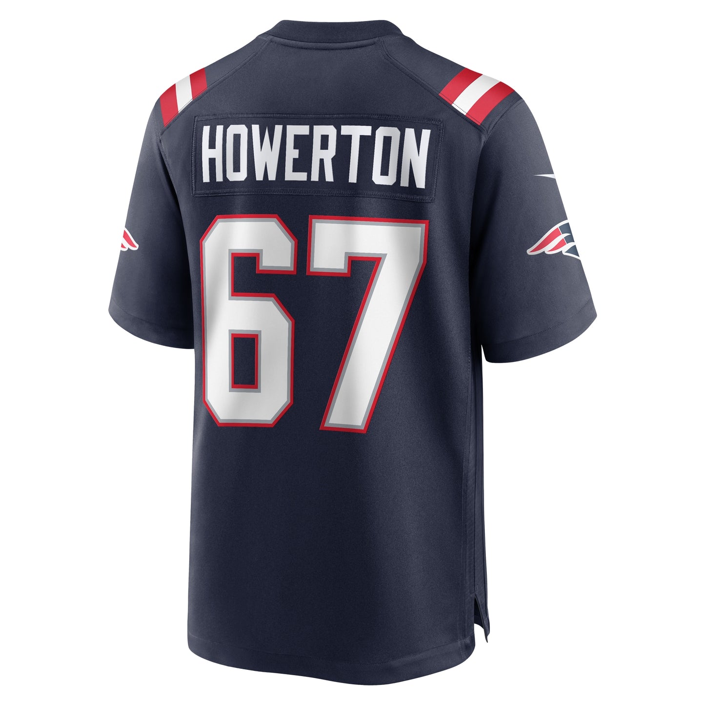 Hayden Howerton New England Patriots Home Game Player Jersey - Navy