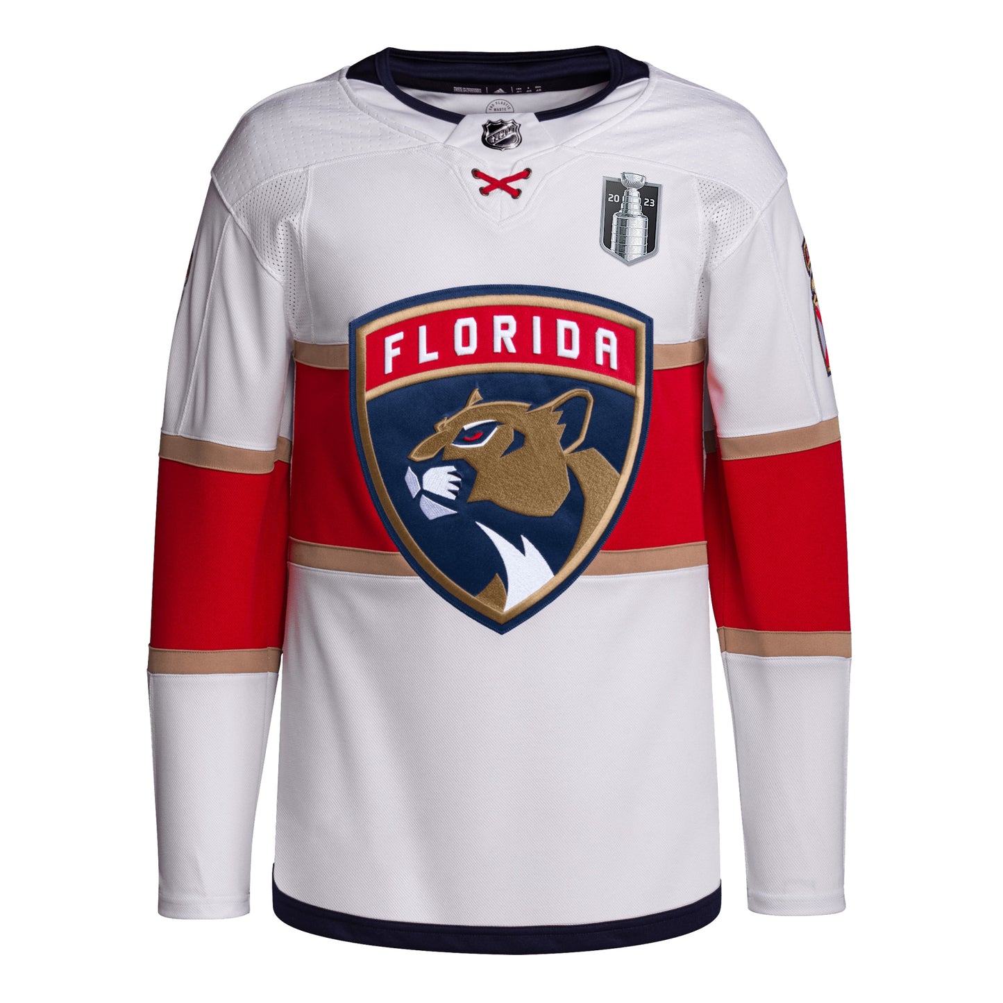 Florida Panthers 2023 Stanley Cup Final Away Primegreen Jersey - White