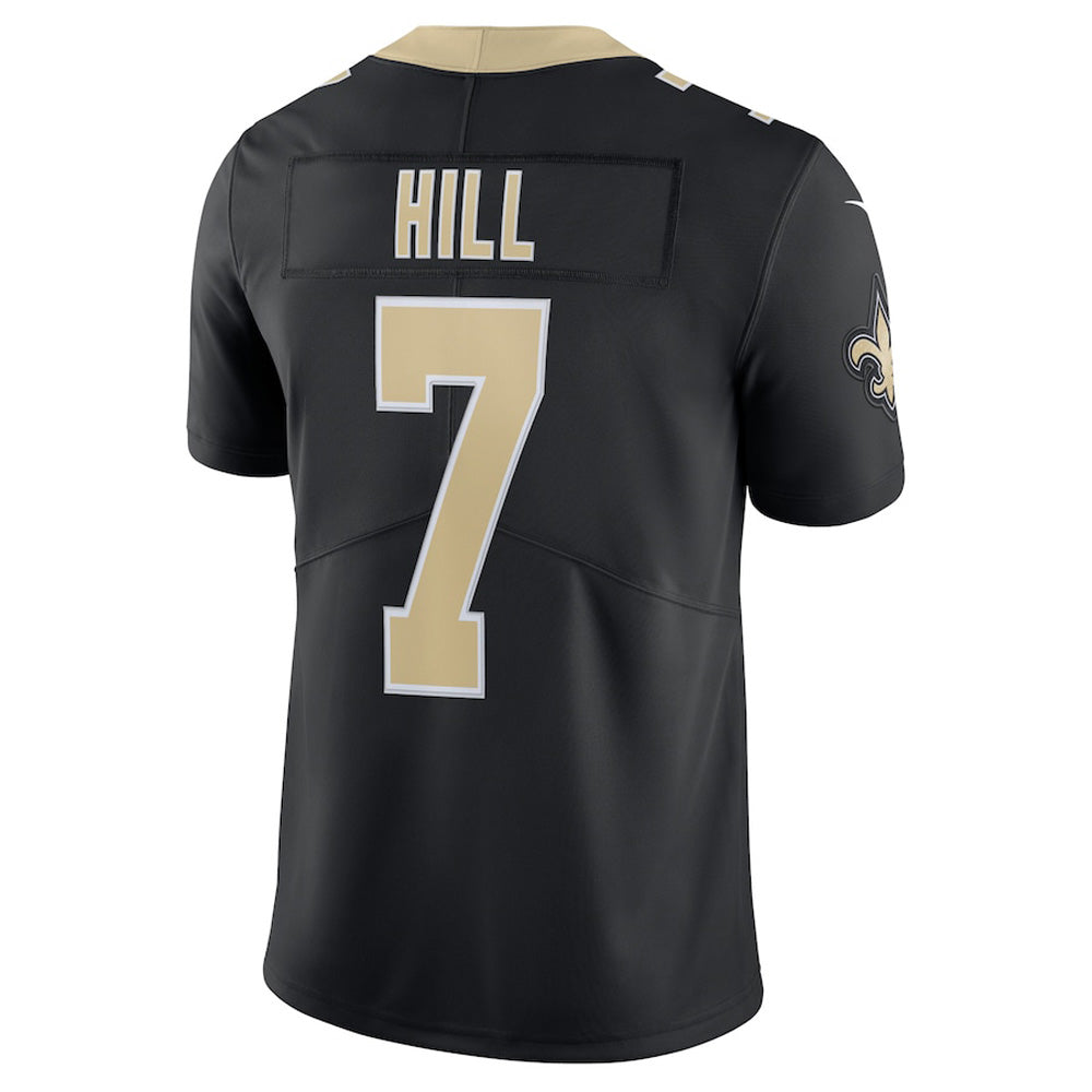 Men's New Orleans Saints Taysom Hill Vapor Jersey - Black