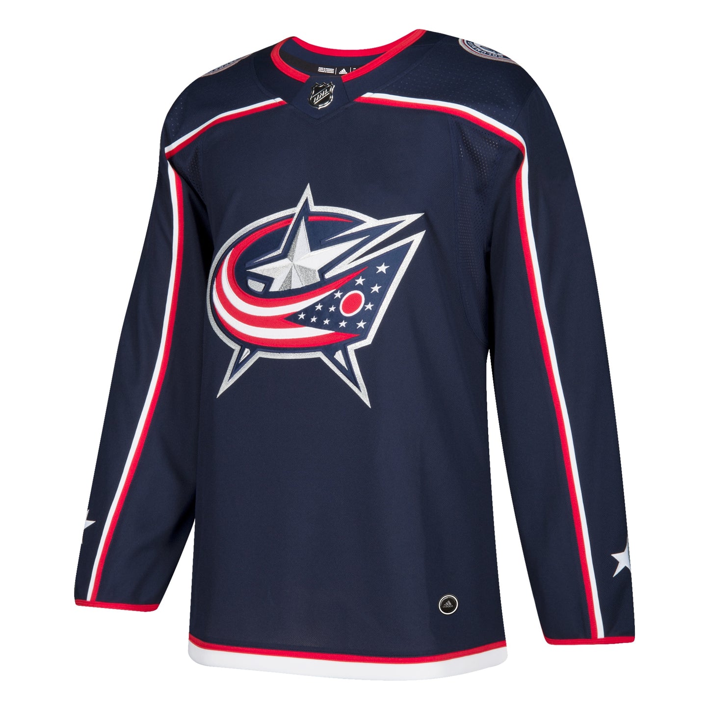 Columbus Blue Jackets Home Authentic Blank Jersey - Navy