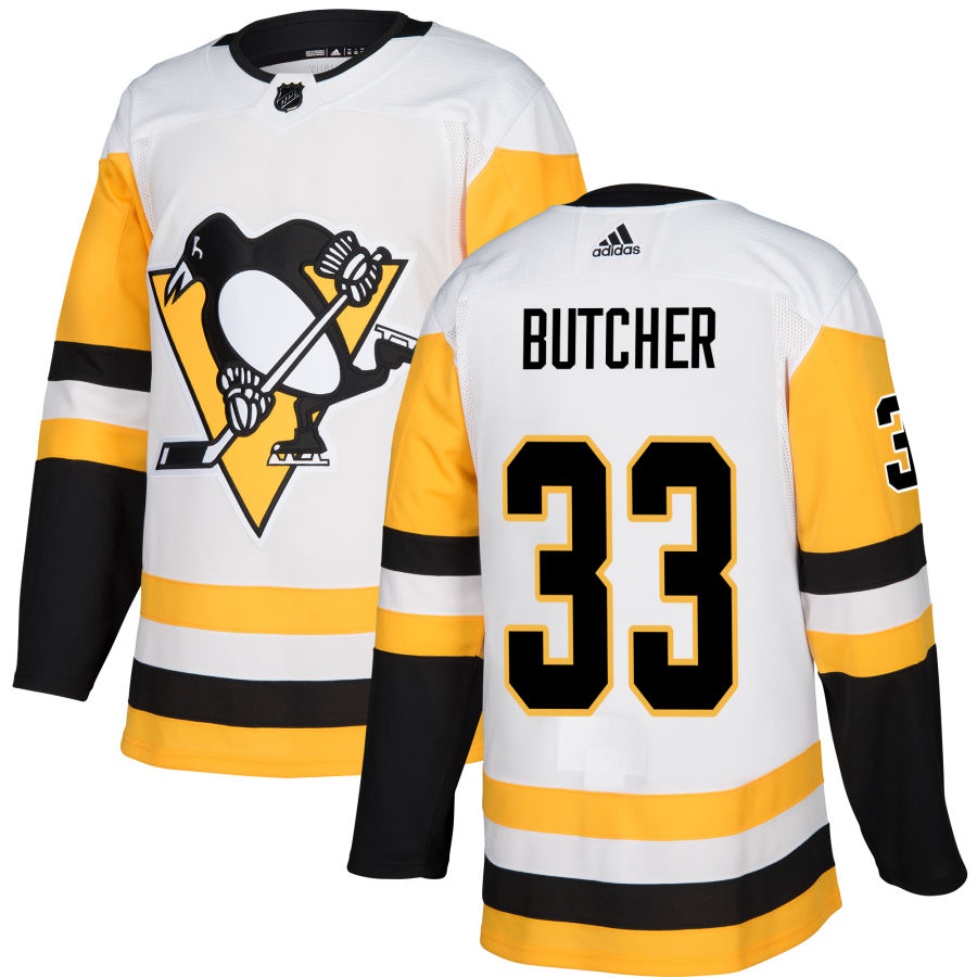 Will Butcher Pittsburgh Penguins Authentic Jersey - White