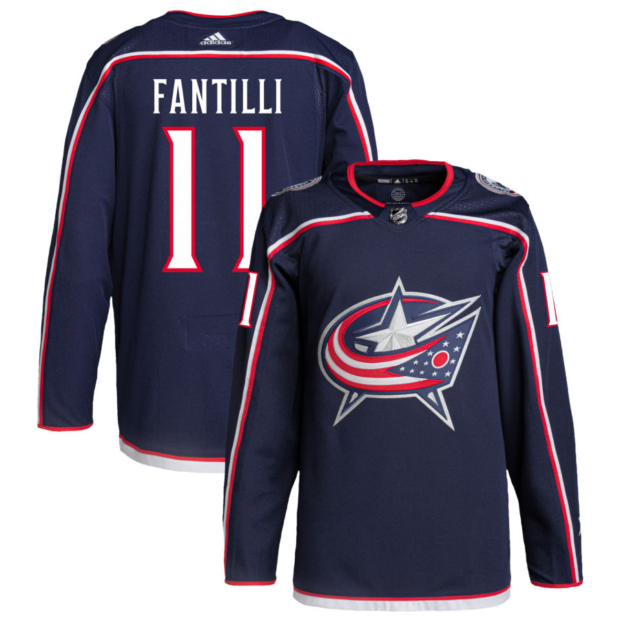 Adam Fantilli Columbus Blue Jackets Home Primegreen Authentic Pro Jersey - Navy