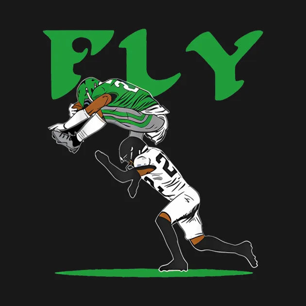 Fly Saquon Barkley Eagles Fly Reverse Hurdle Hoodie
