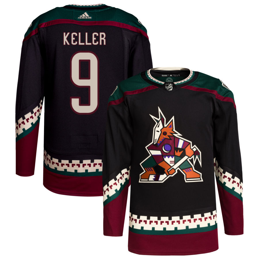Clayton Keller Arizona Coyotes Home Primegreen Authentic Pro Jersey - Black