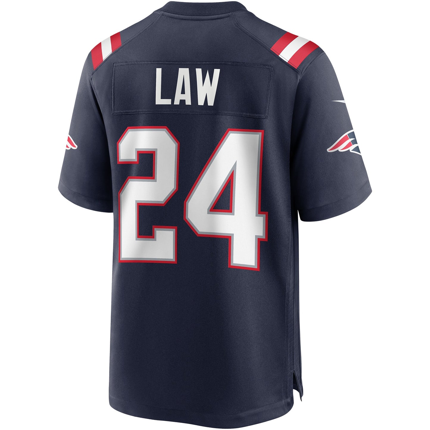 Ty Law New England Patriots Game Retired Player Jersey - Navy
