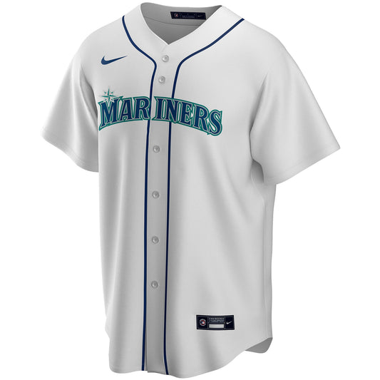 Seattle Mariners Youth Home Replica Custom Jersey - White
