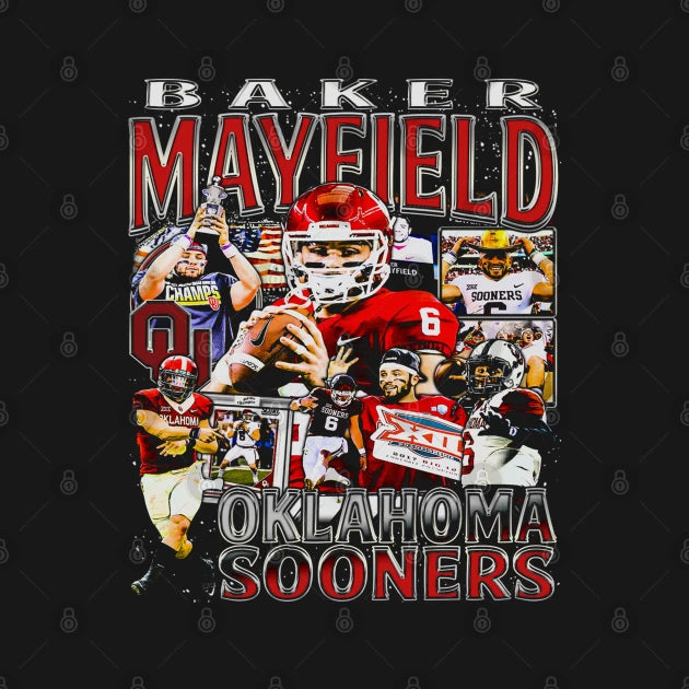 Baker Mayfield College Vintage Bootleg Hoodie