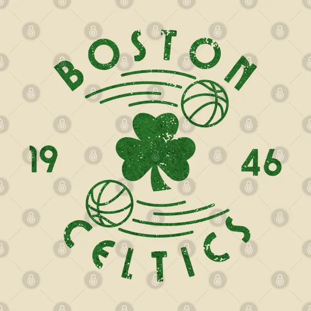 Boston Celtics 1946 - Vintage Style 80S T-Shirt