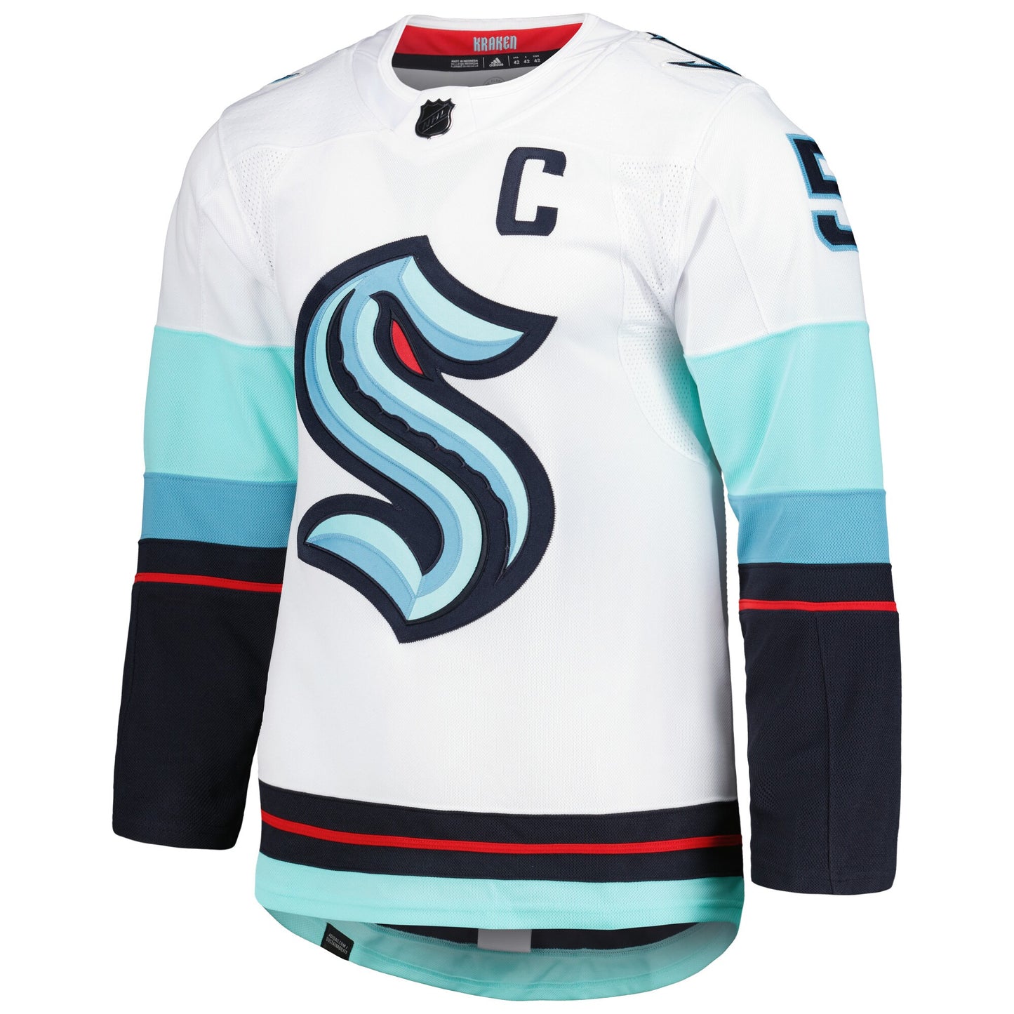 Mark Giordano Seattle Kraken Captain Away Authentic Pro Player Jersey - White