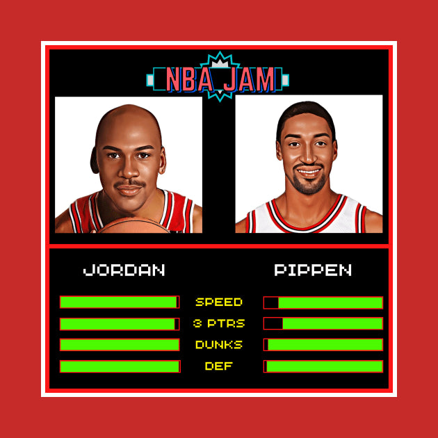 Mj & Scottie - Nba Jam Edition Hoodie