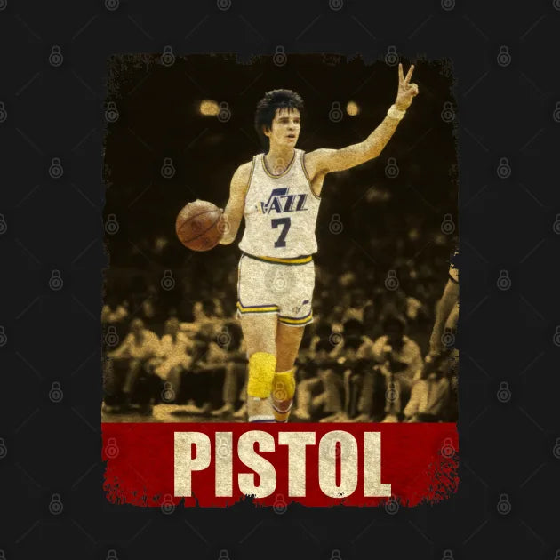 Pete Maravich - New Retro Style T-Shirt