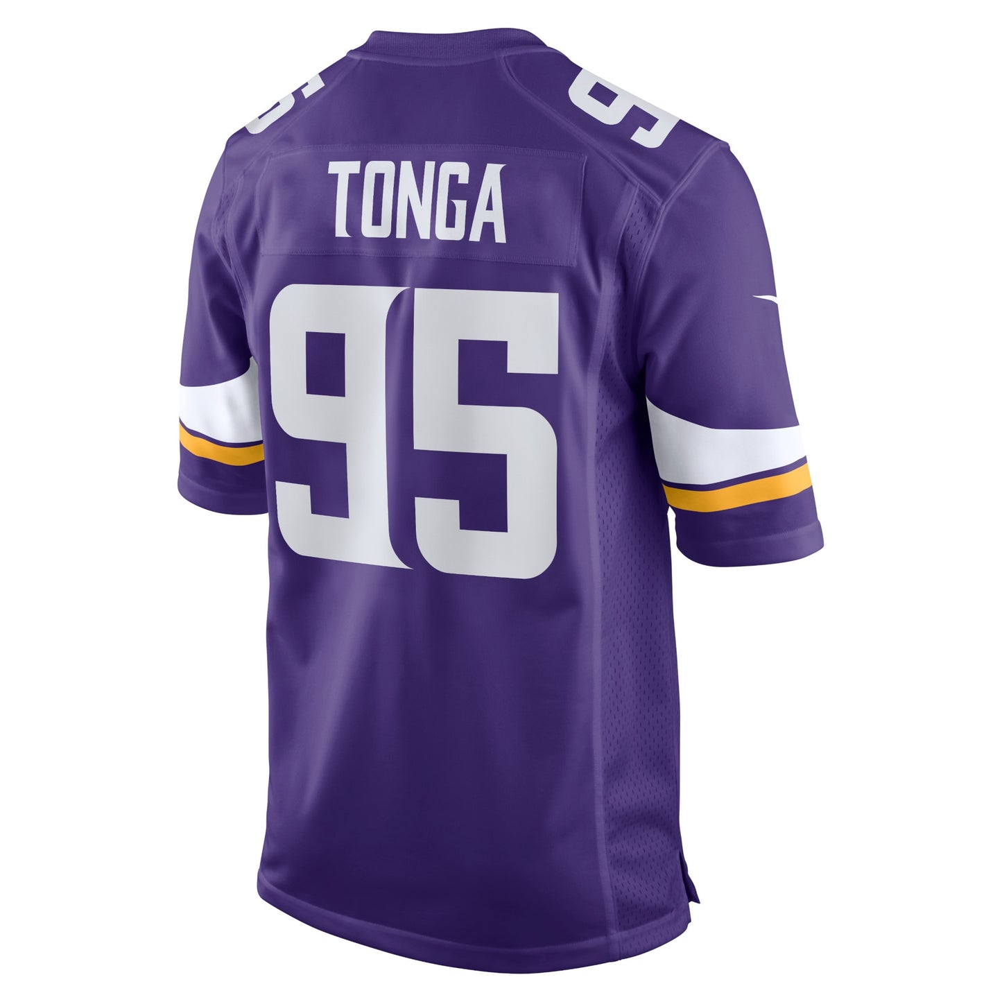 Khyiris Tonga Minnesota Vikings Home Game Player Jersey - Purple