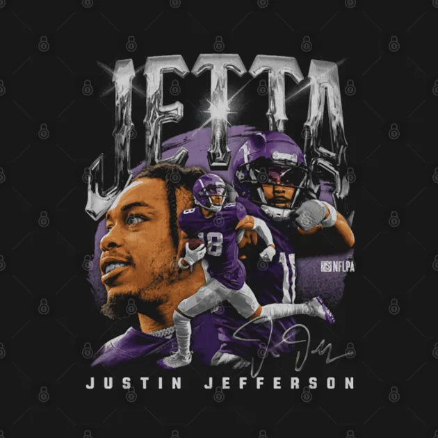 Justin Jefferson Minnesota Jetta Vintage T-Shirt