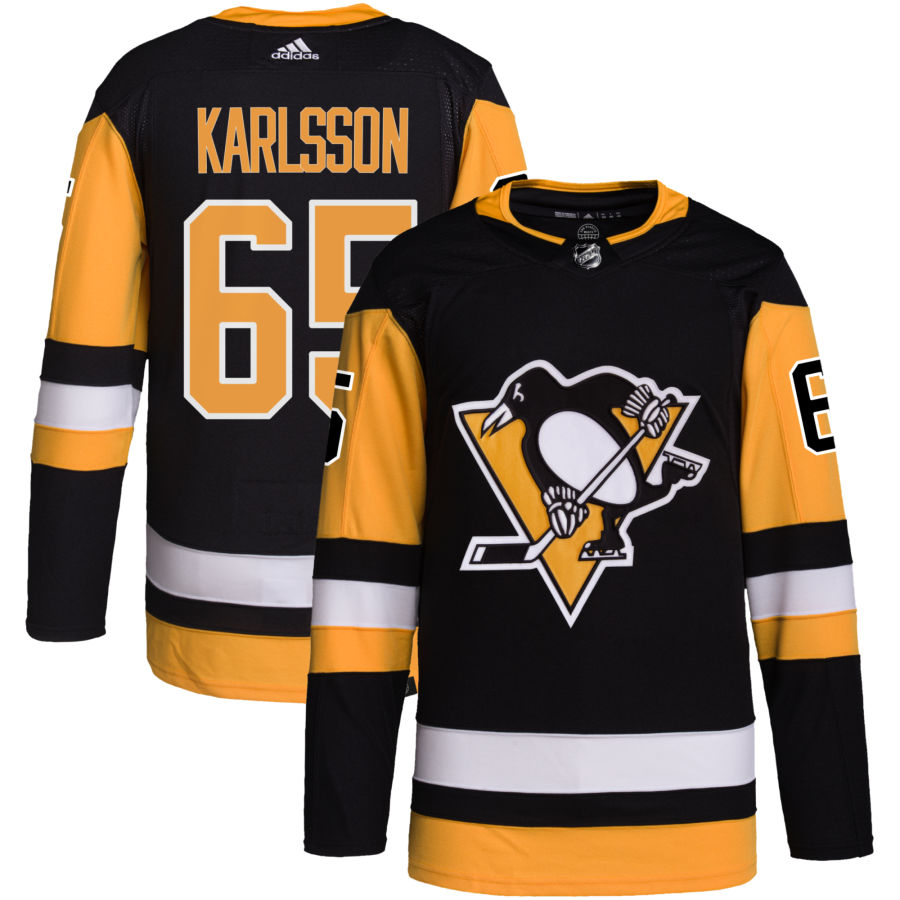 Erik Karlsson Pittsburgh Penguins Home Primegreen Authentic Pro Jersey - Black