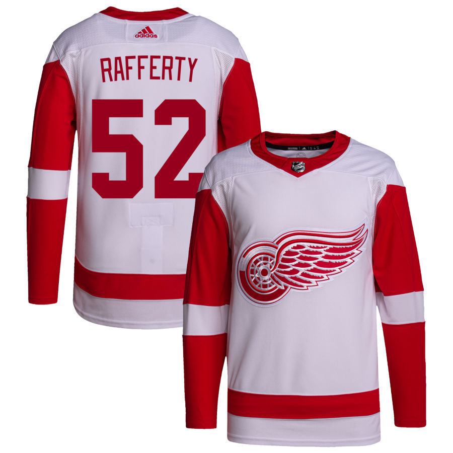 Brogan Rafferty Detroit Red Wings Away Primegreen Authentic Pro Jersey - White