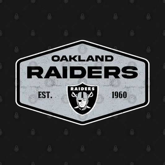 Vintage Badge Oakland Raiders Hoodie