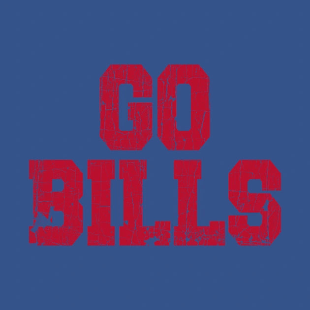 Vintage Go Bills Hoodie
