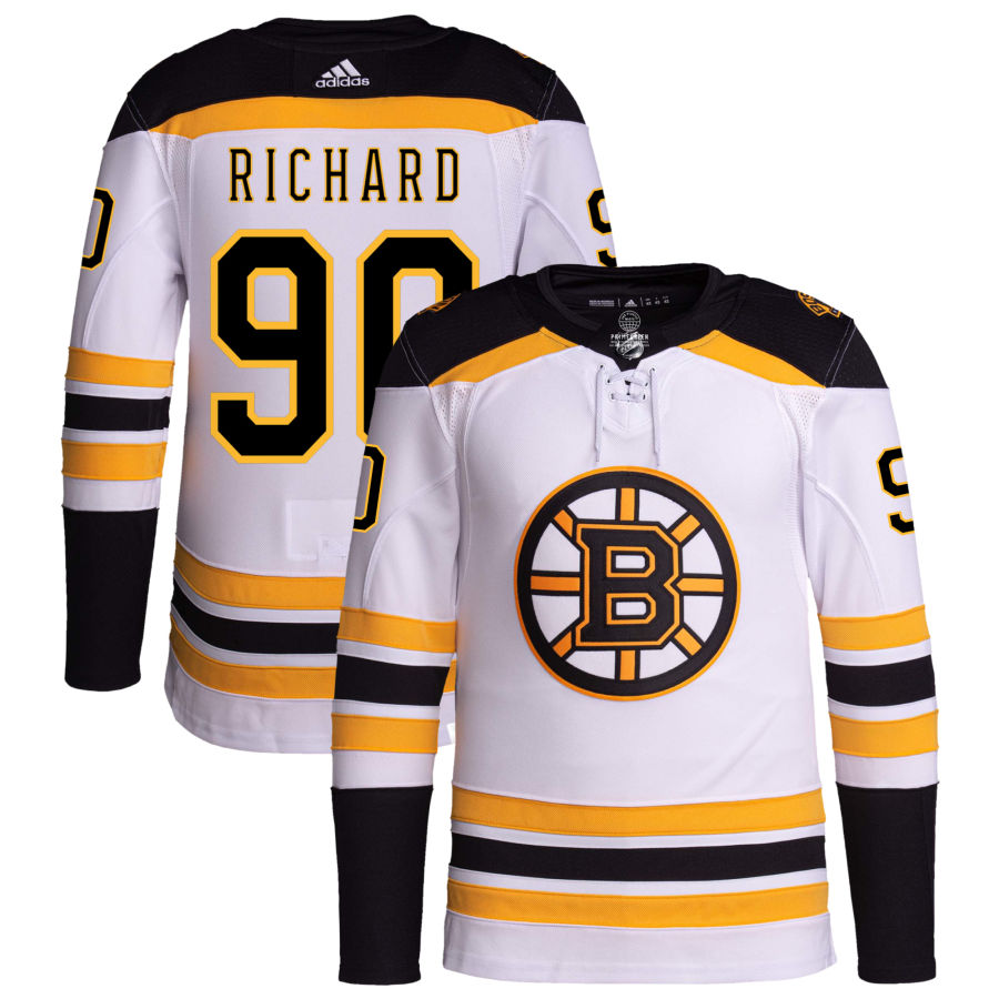 Anthony Richard Boston Bruins Away Primegreen Authentic Pro Jersey - White