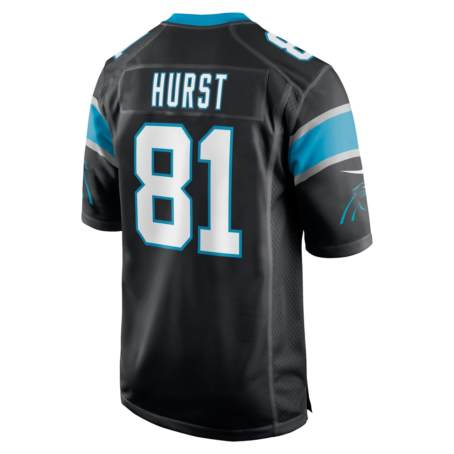 Hayden Hurst Carolina Panthers Game Player Jersey - Black