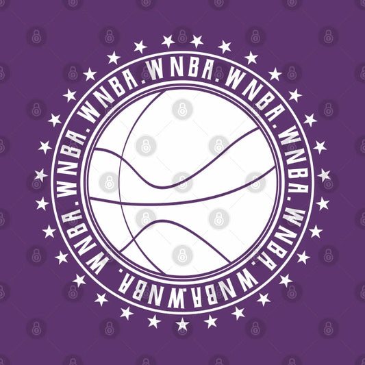 Wnba || Circle White | Logo Type || V7 T-Shirt