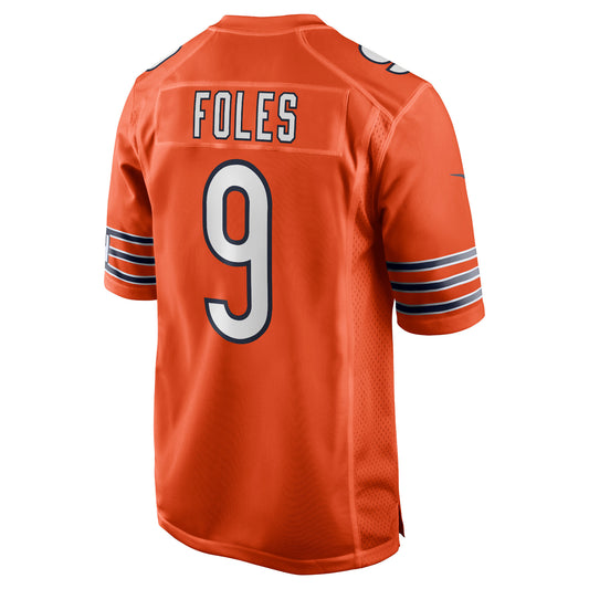Nick Foles Chicago Bears Game Jersey - Orange