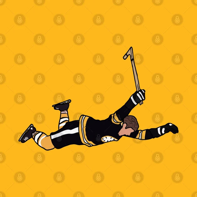 Bobby Orr Diving Celebration T-Shirt
