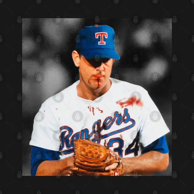 Nolan Ryan Bloody Lip Hoodie